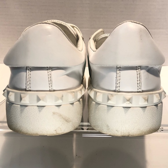 Valentino Garavani Green & White Low Top Sneakers Mens 39.5 - Picture 8 of 12